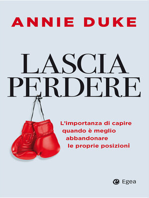cover image of Lascia perdere